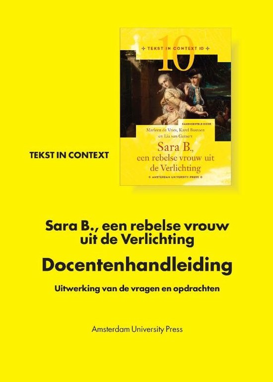 Cover van het boek 'Sara B., een rebelse vrouw uit de Verlichting * / druk 1'