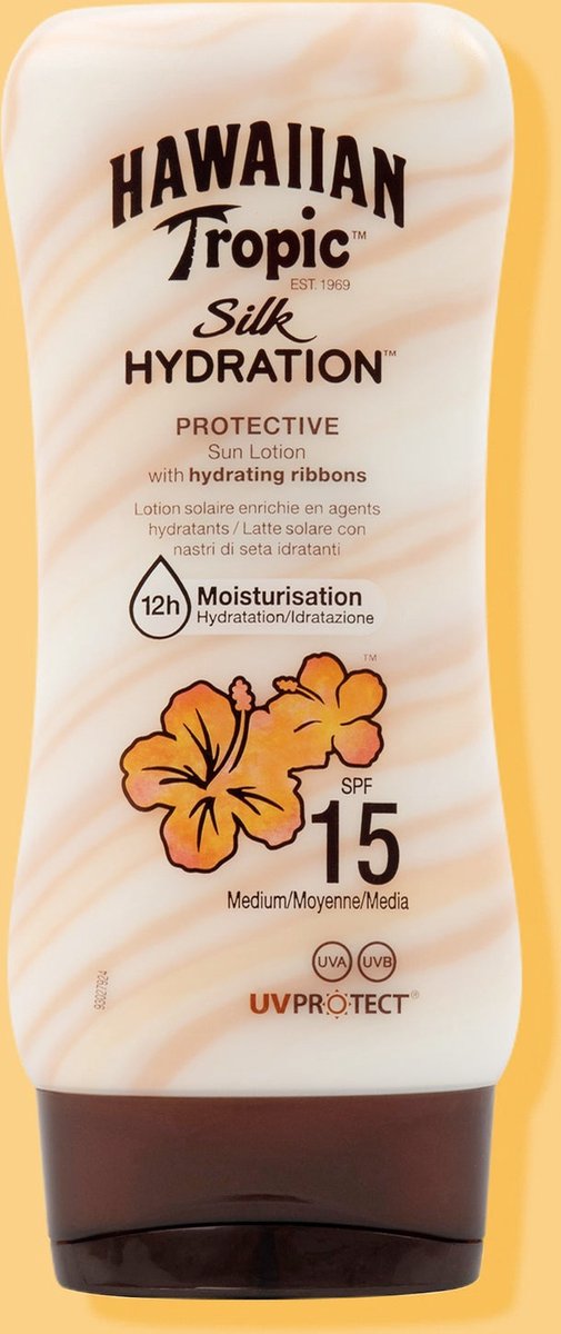 Goedkoopste Zonnebrandlotion Silk Hawaiian Tropic