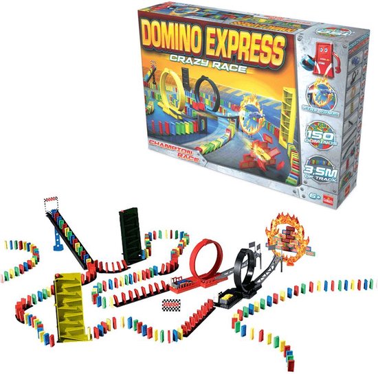 Afbeelding van het spel Goliath Domino Express Crazy Race