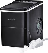 Machine à glaçons KitchenBrothers - 2 litres - 6-8 min. - 12kg/24h - Ice Block Maker avec Ice Scoop - Zwart