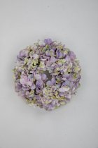 Hydrangea - hortensia krans - decoratieve krans -  30 cm - lavendel