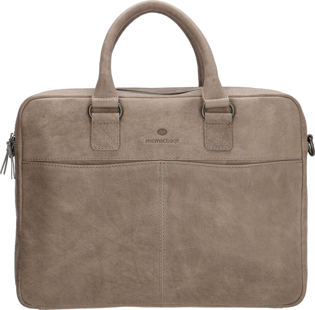 Micmacbags Malmö Laptoptas 15,6 inch (34.5x19.4 cm) Grijs bol