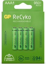 GP Recyko Gp Oplaadbaar Batterij Aaa A4 950mah