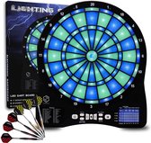 Elektronisch Dartbord | Elektrisch | Dartbord | Blauw/Groen | 6 Dartpijlen