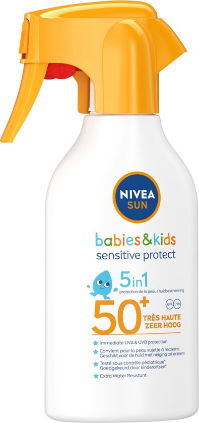 NIVEA Sun Babies & Kids Sensitive Protect Zonnebrand spray SPF50+ - 270 ml