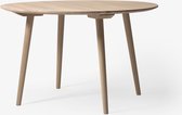 In Between Tafel rond SK3 & SK4 - eiken, wit geolied - Ø120 cm