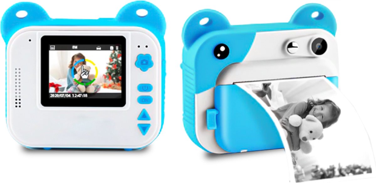 BOL LUXERYHOMENL ® Thermische Printer Camera - Instant Print Camera - Speelgoed Kind Camera - Afdrukken - 4-12 Jaar