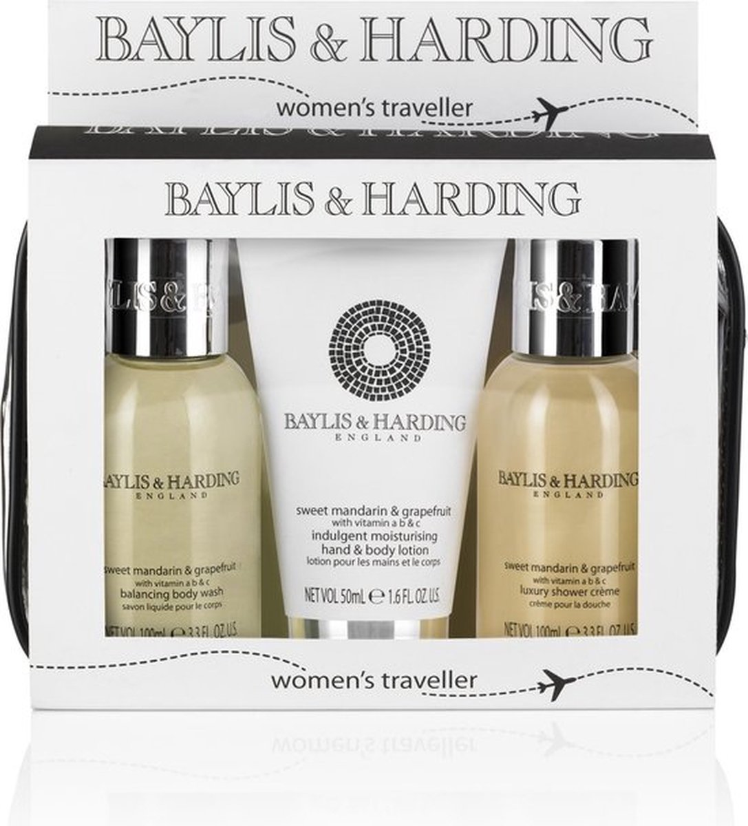 Baylis & Harding geschenkset - Body wash - Shower créme - Hand & Body lotion - Sweet mandarin & grapefruit