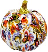 BaykaDecor - Uniek Russisch Handgeschilderde Pompoen Beeld - Woondecoratie - Cadeau - Tafeldecoratie - Decoratieve Accessoires