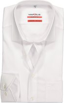 MARVELIS modern fit overhemd - mouwlengte 7 - wit - Strijkvrij - Boordmaat: 41