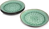 Singer - Dessertbord set - Palm Beach - 4 stuks - Porselein