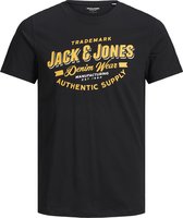 JACK&JONES JUNIOR JJELOGO TEE SS O-NEC 2COL 21/22 NOOS JNR Jongens T-shirt - Maat 176
