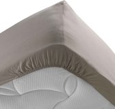 Livetti TWee Persoons Hoeslaken Fitted Sheet 160x200cm Stonalia Taupe