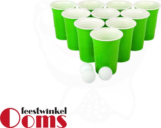 Thumbnail van een extra afbeelding van het spel American Beer Pong Set Groen
