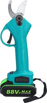 Snoerloze Elektrische Snoeischaar-30 mm Snijdiameter 18V Elektrische Snoeischaar-（Incl.2 batterij）Blauw