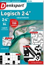 LGV-084 Denksport Puzzelboek Logisch 2-4* vakantieboek, editie 84