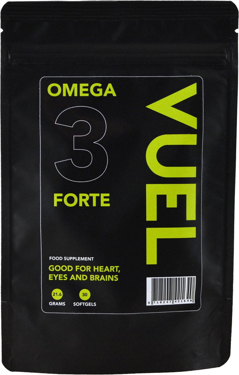 Goedkoopste Vuel - Omega 3 Forte - Vitamines en mineralen - 30 softgels