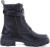 Dilawear - Dames - Bikerboots - Met Tasje - Veterboots - Zwart