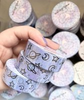 Washi Tape - Stars, moon and planet