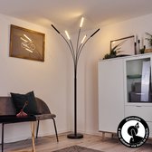 BELANIAN.NL - Zwarte Vloerlamp - Zwarte Staand Lamp - Tara Vloerlamp LED Zwart 5-lichts - Woonkamer Vloerlamp Zwarte staande led lamp - Kantoor vloerlamp[ moderne vloerlamp -