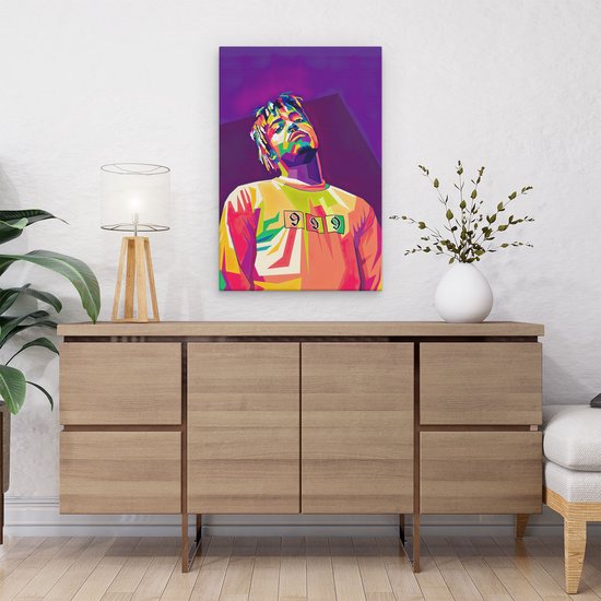 Artaza - Peinture sur Canevas - Juce WLRD 999 en couleurs abstraites - 40x60 - Petit - Photo sur Toile - Impression sur Toile