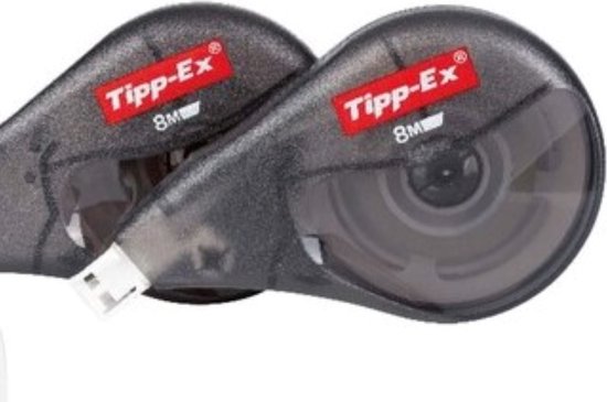 Correcteur ruban 8m Twist x6 TIPP-EX : le lot de 6 correcteurs à