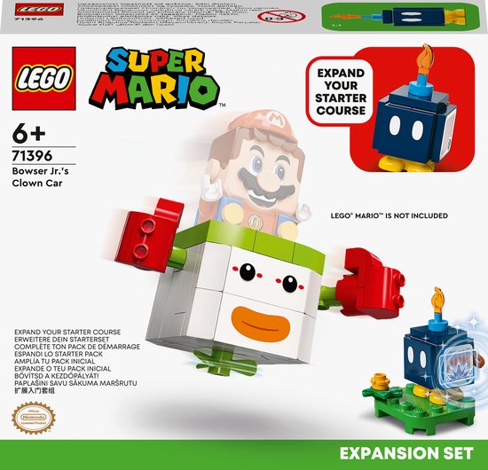 LEGO Super Mario Uitbreidingsset Bowser Jr.'s Clown-capsule - 71396