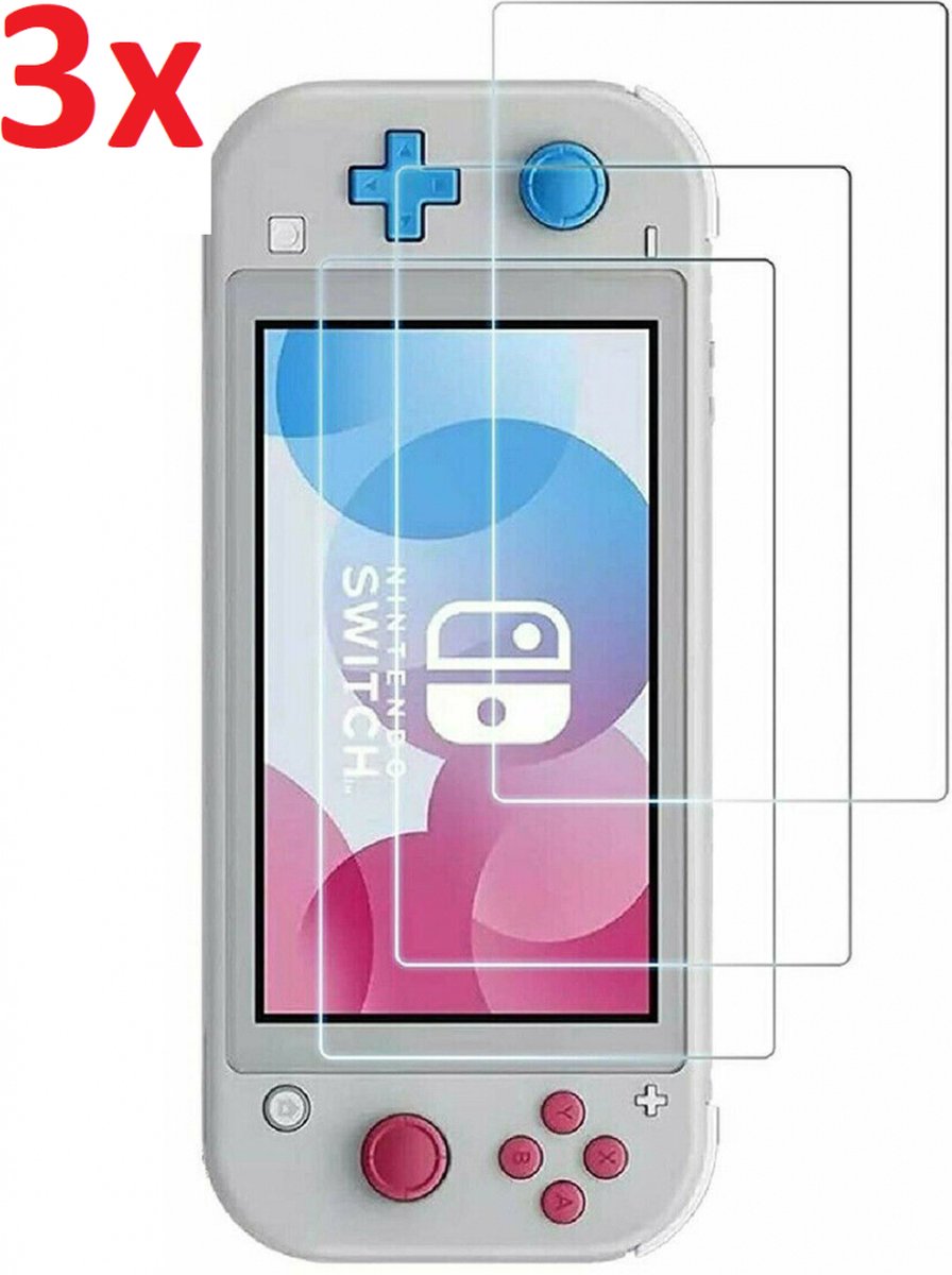 AA Commerce Console Screenprotector Geschikt Voor Nintendo Switch Lite - Set Van 3 Stuks