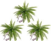 Boston varen - kunstplant - groen - 33 bladeren - Ø 50 cm - Nephrolepsis