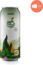 I am Superjuice Soursop 12x0,33L - échte soursop sap gemixt met water - zonder toegevoegde suikers - zonder conserveringsmiddelen - zonder concentraat - exotisch fruitsapje - fruit