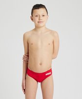 Boys Solid brief Jr Red/White