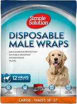 DISPOSABLE MALE WRAP L 12ST