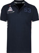 Geographical Norway Polo Kupcorn Blauw - XXL