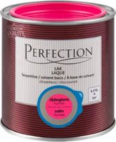 Perfection lak Ultradekkend zijdeglans terpentine basis fuchsia verf 375ml