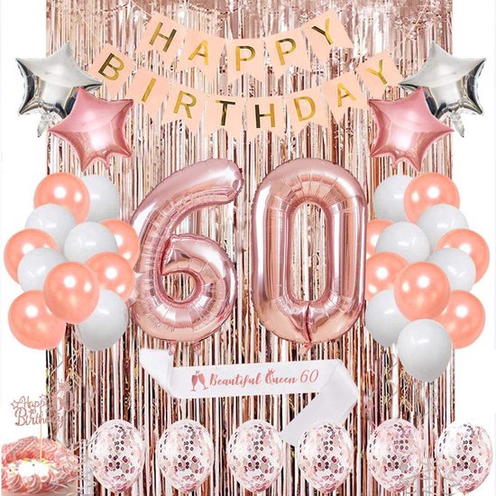 La Gabriela - 60 Jaar Verjaardag Set - 40 Stuks - Jubileum - 60 Years Old -  Party -... | bol.com
