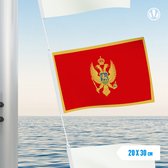 Vlaggetje Montenegro 20x30cm