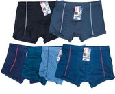 Bamboe boxershorts - 4 stuks - 2 x zwart en 2 x blauw - Maat XXL