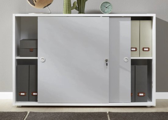 COSTWAY 3-Lade archiefkast, duurzame kantoor opslagkast, commercieel