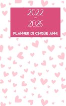 Planner mensile 2022-2026 5 anni - Sognalo - Pianificalo - Fallo