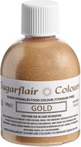 Sugarflair - Gekleurde Suiker - Goud - 100g