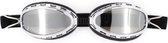 CRG Speedster Motorbril Chrome - Retro Motorbril - Motorbril Heren - Zilver Glas