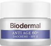 Bol.com Biodermal Anti Age dagcrème 60+ - Dagcrème met hyaluronzuur en ceramide - met - SPF15 - Geeft de huid meer stevigheid - ... aanbieding