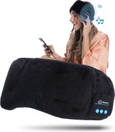 SleepiezZ® PRO Verduisterend Slaapmasker met Speakers – Bluetooth Slaapmasker Vrouwen & Mannen – Nachtmasker & Oogmasker voor Slaap - Zwart