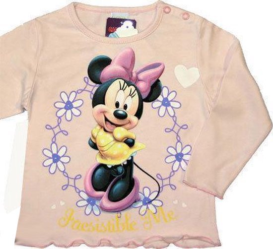 Disney Minnie Mouse Meisjes Longsleeve - T-shirt met lange mouwen