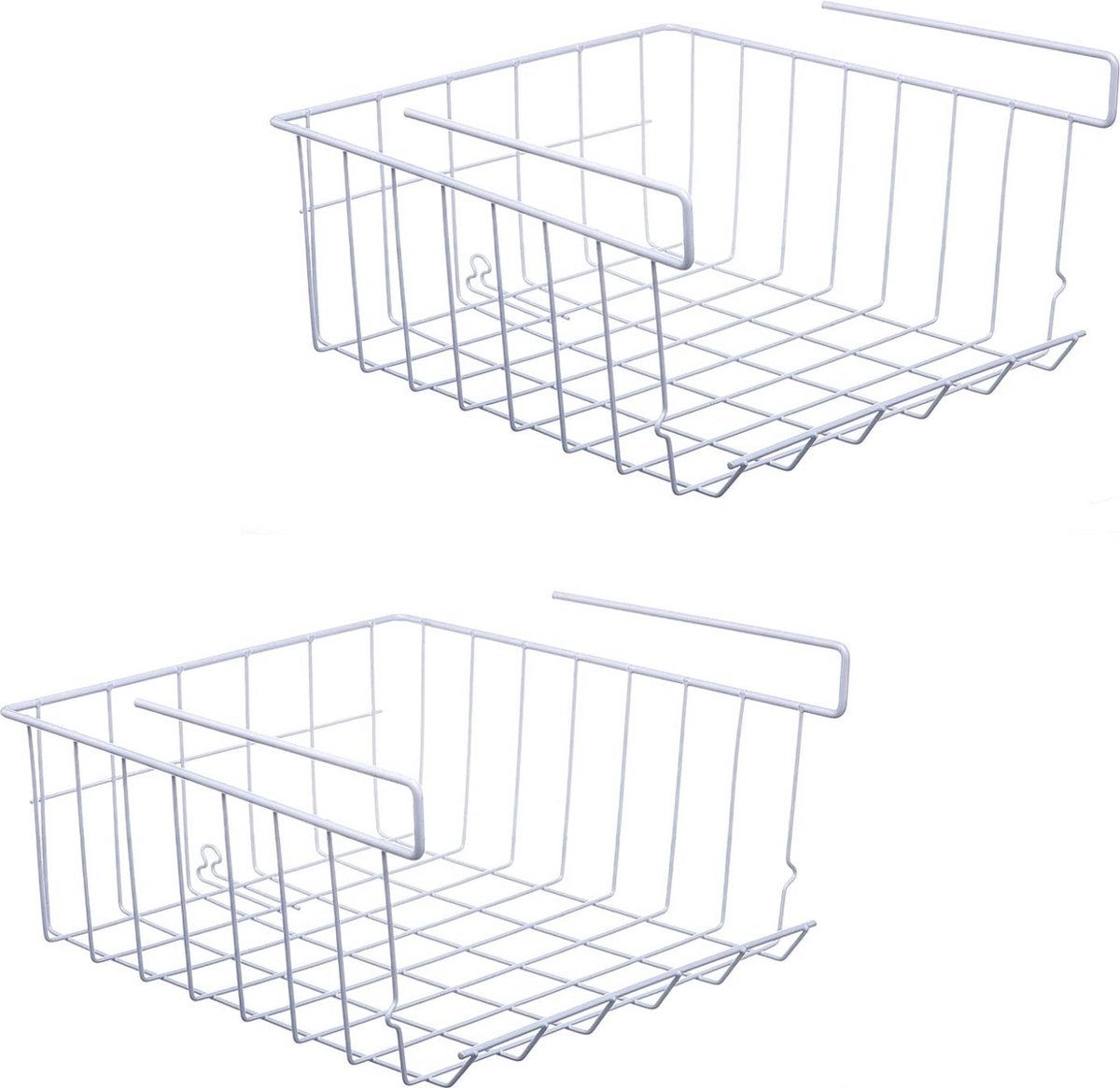 Metaltex Opbergmand Kanguro Hangend 50x26cm Metaal Zilver
