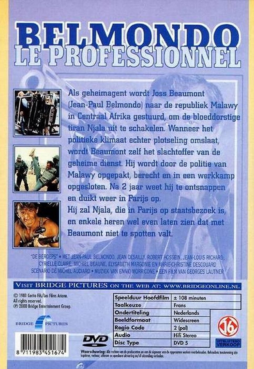 Le professionnel (Dvd), Robert Hossein | Dvd's | bol.com