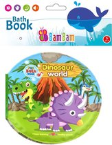 BamBam - Badboek Dinosaurussen bad speelgoed kinderen - baby peuter +6m ontwikkeling boek verhaal