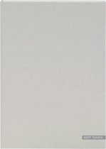 Verhaak - Dummyboek - Blancoboek - Harde Kaft - Soft Touch - Pastel - A4 - 30x21 cm - Grijs - Back To School