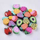 Pop | KATSUKI Polymeer Klei kralen FRUIT 50 stuks mix (8-14mm)
