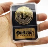 BTC - Bitcoin Munt - Met beschermende collectors case